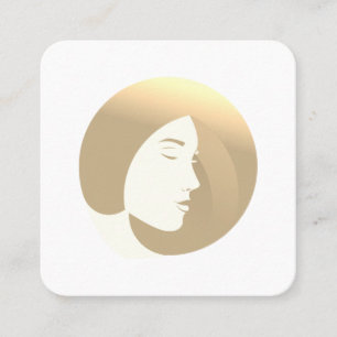 Haar- en Beauty-lijst Vierkante Visitekaartje