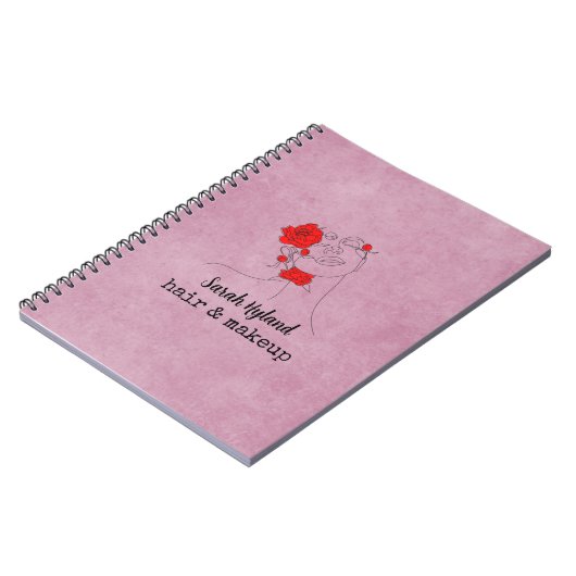 Haar en make-up notitieboek (Linkerzijde)