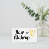 Haar en Make-up Visitekaartje (Staand voorkant)