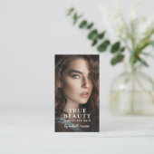 Haar en Makeup Foto Visitekaartje (Staand voorkant)