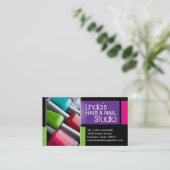 Haar- en Nail Studio-Visitekaartjes Afsprakenkaartje (Staand voorkant)