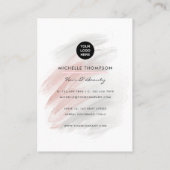 Haar- en schoonheidsVisitekaartje Visitekaartje (Achterkant)