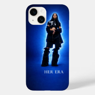 Haar Era Blue Glow Aesthetic Phonehoesje Case-Mate iPhone 14 Hoesje