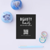 Haar Extensions Wig Bestelformulier Haar Branding Flyer (Enkel)