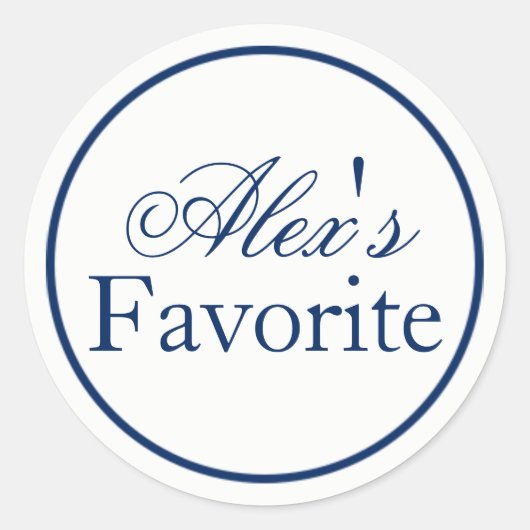 "Haar favoriete" bride Wedding voor Sticker - mari (Voorkant)