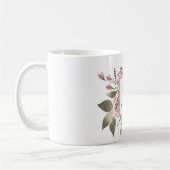 Haar favoriete Roos monogram Mok (Links)
