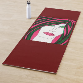 Haar favoriete yogamat