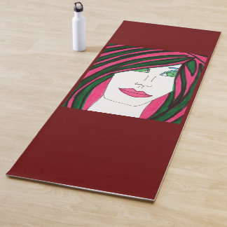 Haar favoriete yogamat