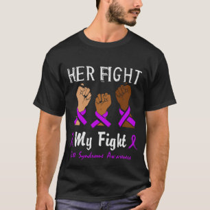 Haar Fight My Fight Rett syndroom bewustzijn T-shirt