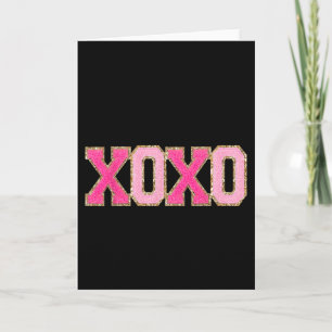 Haar Geborduurde Crewneck Xoxo Valentijnsdag Kaart