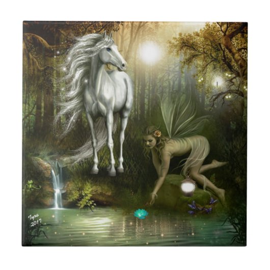 Haar geheime plaats tegeltje (Voorkant)