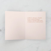 Haar Geloften Roze Crest Roos Gouden Trouwboek Kaart (Binnen)