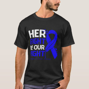 Haar gevecht is de ziekte van mijn HUNTINGTON. T-shirt