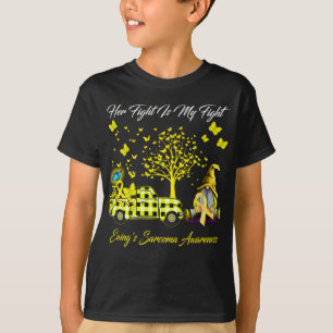 Haar gevecht is het Sarcoma bewustzijn van mijn ge T-shirt