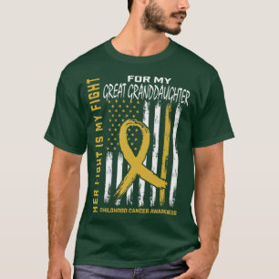 Haar gevecht is mijn beste kleindochter Childhoo T-shirt