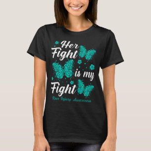 Haar gevecht is mijn 'Fight Knee Injury Awareness T-shirt