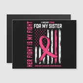 Haar gevecht is mijn gevecht dat ik roze zuster bo (Voorkant / Achterkant)