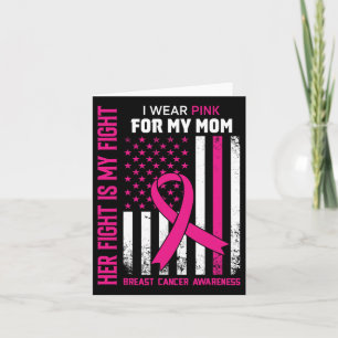Haar gevecht is mijn gevecht Ik Draag Roze Mama Bo Kaart