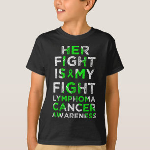 Haar gevecht is mijn gevecht lymfoom bloedkanker A T-shirt