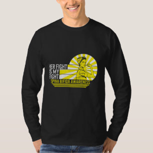 Haar gevecht is mijn gevecht Spina Bifida Awarenes T-shirt