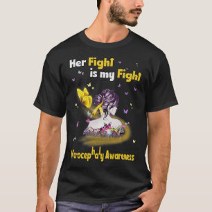 Haar gevecht is mijn gevecht tegen microcefalie-be t-shirt