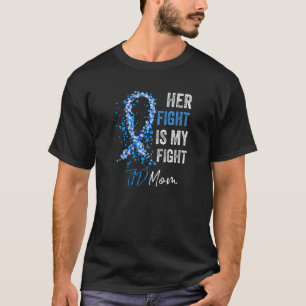Haar gevecht is mijn T1D mam type 1 diabetes in oo T-shirt