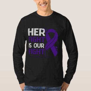 Haar gevecht is onze 'Fight TURNER SYNDROME AWAREN T-shirt