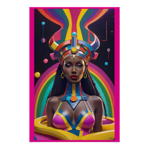 Haar glamour maakte hen vrij perfect poster