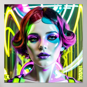 Haar glamour wordt haar poster