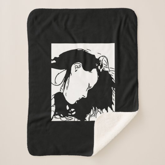 HAAR HAAR ACHTER SHERPA DEKEN (Voorkant)