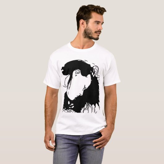 HAAR HAAR ACHTER T-SHIRT (Voorkant volledig)