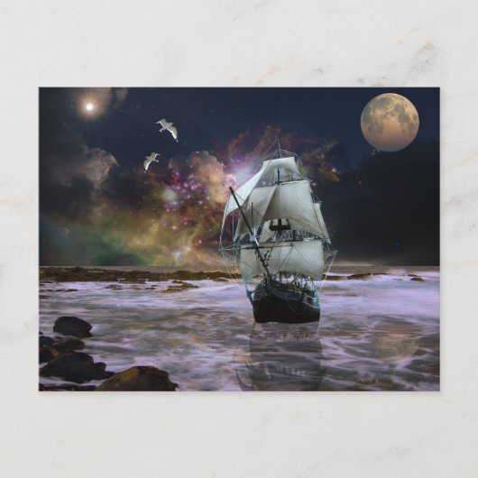 Haar hoofdster... briefkaart (Voorkant)