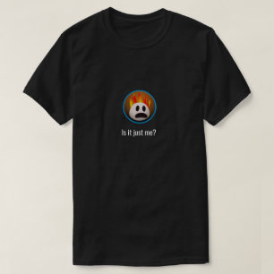 Haar in brand t-shirt
