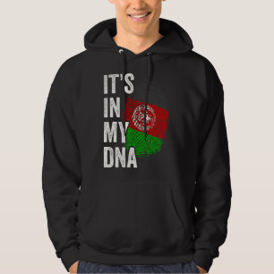 HAAR IN MIJN DNA-Afghanistan Vlag Afghaanse Roots Hoodie