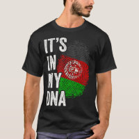 HAAR IN MIJN DNA-Afghanistan Vlag Afghaanse Roots