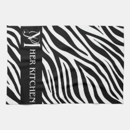 Haar Keuken Zebra Print Handdoek