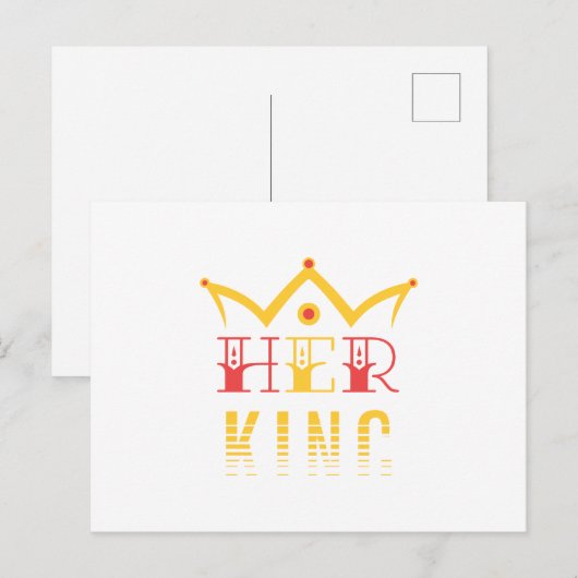 Haar King Briefkaart (Voorkant / Achterkant)
