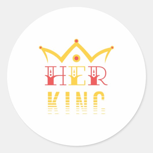 Haar King Sticker (Voorkant)