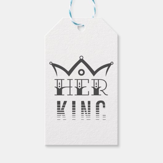 Haar Koning Cadeaulabel (Voorkant)