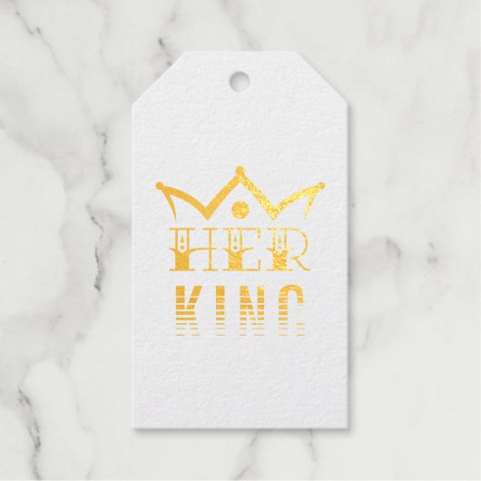 Haar koning cadeaulabels (Voorkant)