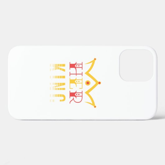 Haar koning Case-Mate iPhone case (Achterkant (horizontaal))