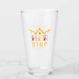 Haar koning glas