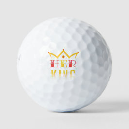 Haar koning golfballen