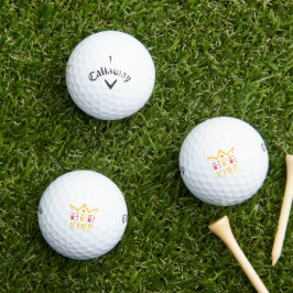Haar koning golfballen
