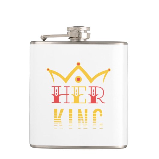 Haar koning heupfles (Voorkant)