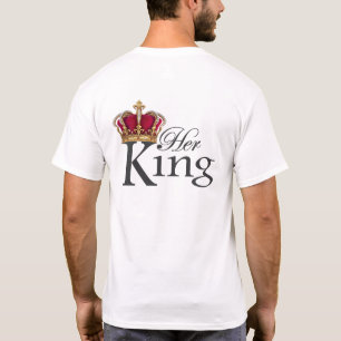 Haar koning, K aan de voorkant T-shirt