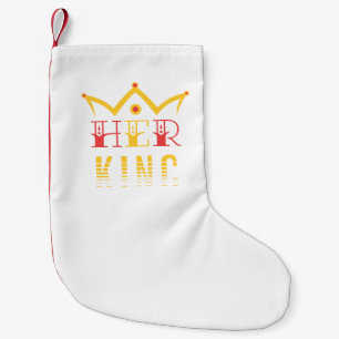Haar koning kleine kerstsok