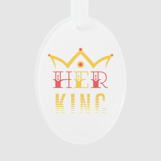 Haar koning ornament (voorkant)