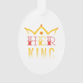 Haar koning ornament (achterkant)