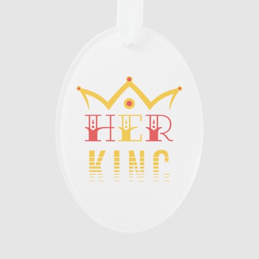 Haar koning ornament (achterkant)